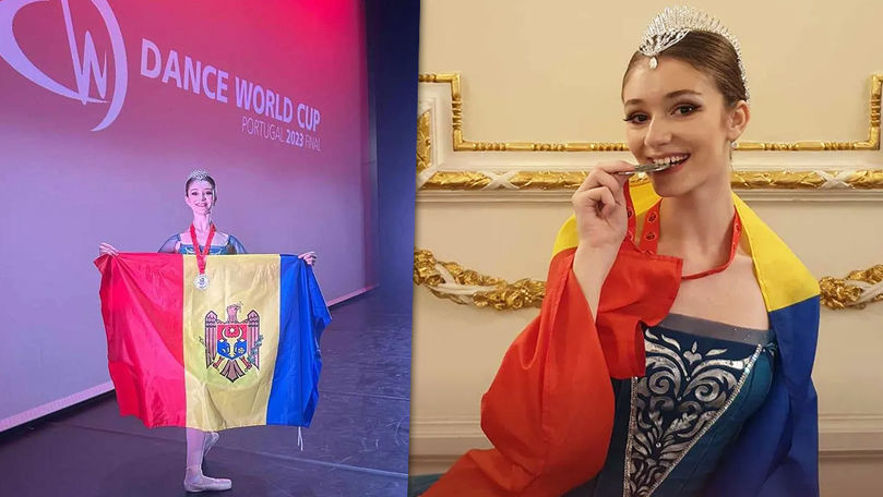 Балерина из Молдовы заняла второе место на Кубке мира по танцам. Коллаж: Point.md
