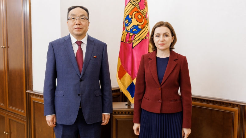 Cooperarea moldo-chineză, discutată de Maia Sandu cu ambasadorul Wenbin