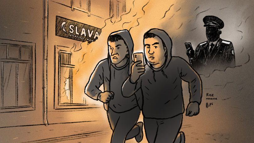 Cum doi interlopi din Găgăuzia au dat foc restaurantului Slava Ucraina