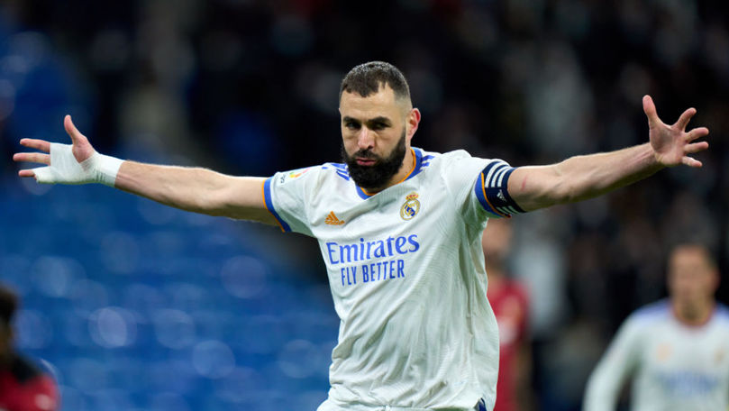 Recordul bătut la meciul cu Valencia de atacantul francez Karim Benzema