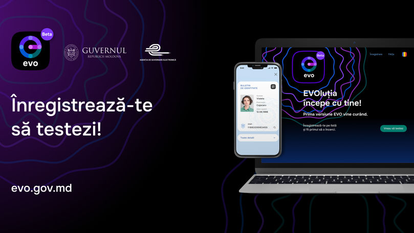 Moldovenii se pot înregistra pentru a testa aplicația EVO