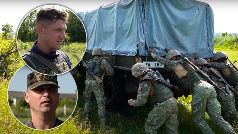 Militari din R. Moldova și România participă la o competiție la Bălți
