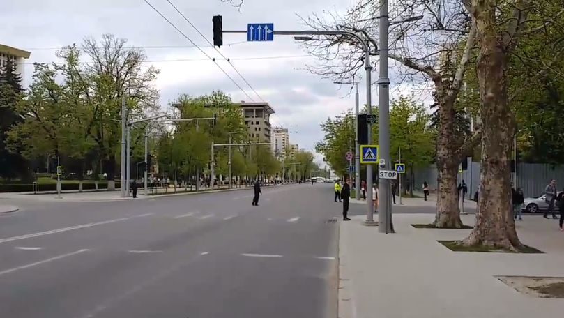 Vizita lui Lukașenko: Trafic blocat. Centrul Capitalei, pustiu