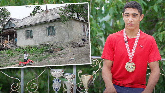 Campion în sărăcie: Povestea luptătorului care a luat aurul la Zagreb