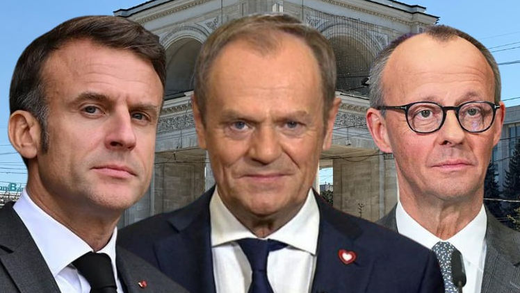 Emmanuel Macron, Friedrich Merz și Donald Tusk, așteptați la Chișinău