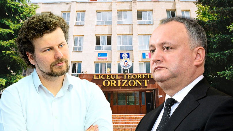 Dodon, acuzat de ipocrizie după ce și-a înscris fiul la Liceul „Orizont”