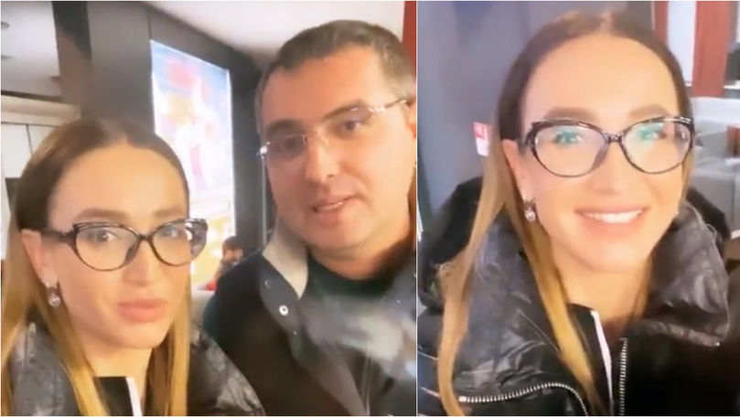 Olga Buzova, întâmpinată cu flori și șampanie de Usatîi, la Chișinău