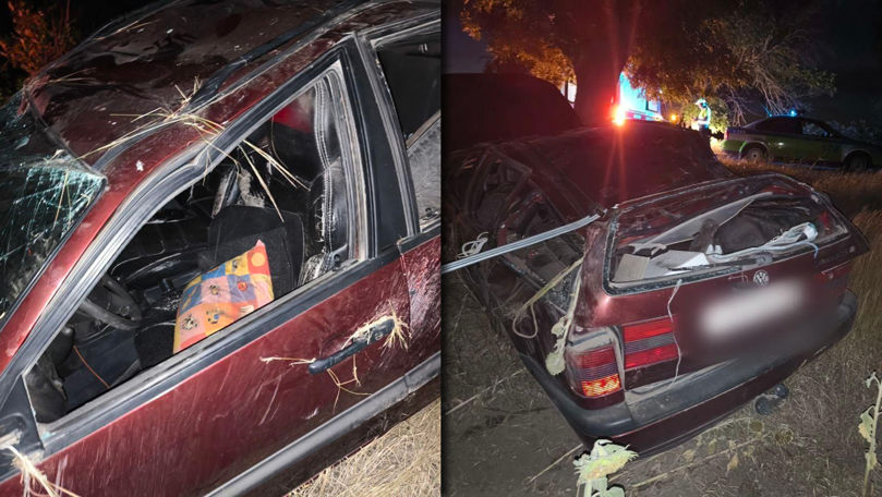 Accident în Transnistria: Un șofer a rămas blocat între fiarele mașinii