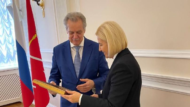 Irina Vlah efectuează o vizită în Federația Rusă: Cu cine s-a întâlnit