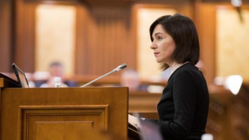 Maia Sandu, de la tribuna Parlamentului: Pentru asta v-au votat oamenii?