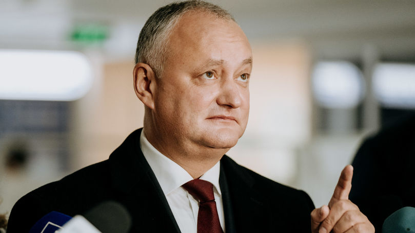 Додон: "На душе на букву "Х", но не хорошо". Фото: Point.md.