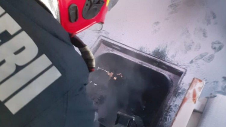 В Румынии загорелся поезд со 100 пассажирами.