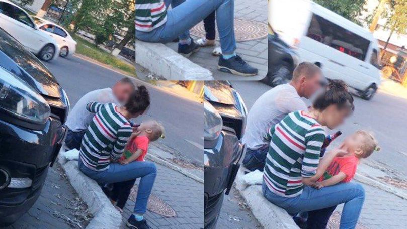 Mamă, filmată în stradă cum îi dă copilului său să bea bere