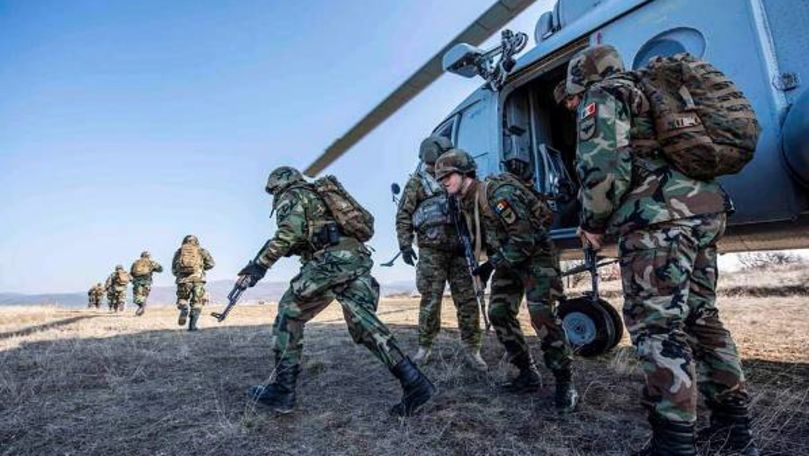 Militarii Armatei Naţionale au participat la un exerciţiu în Kosovo