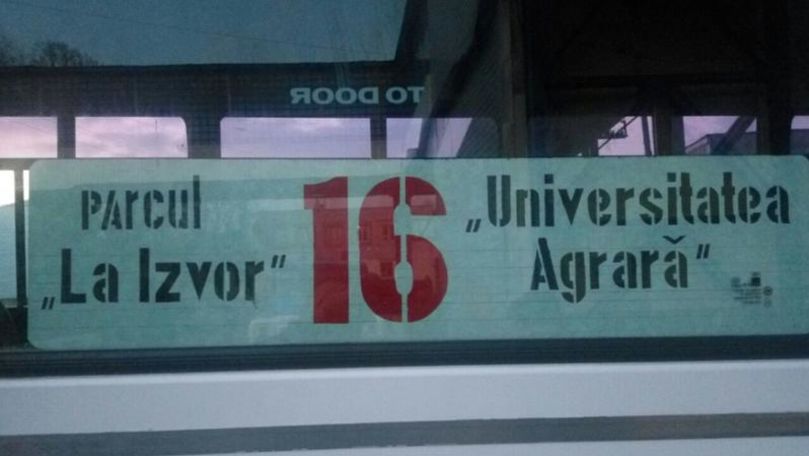 Autobuzul nr.16, lansat recent în Capitală, ar putea ajunge la Petricani