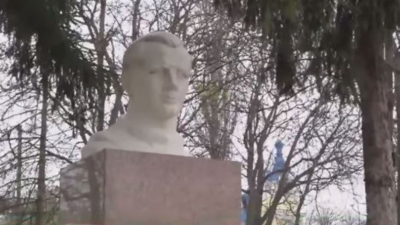 Unicul monument al lui Gagarin s-a păstrat în raionul Orhei
