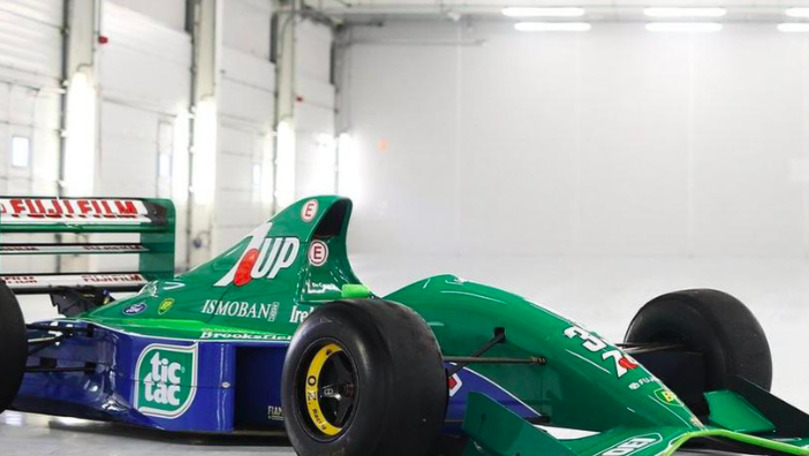 Monopostul în care Schumacher a debutat în Formula 1, scos la vânzare