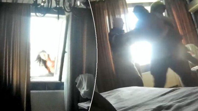 Cотрудники ГИЧС спасли женщину, которая намеревалась спрыгнуть с 9-го этажа жилого дома.