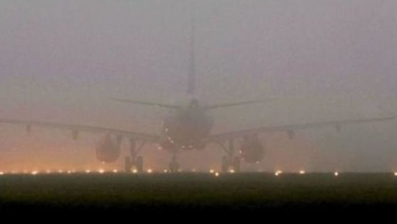 Programul zborurilor, perturbat la Aeroportul Chișinău din cauza ceții