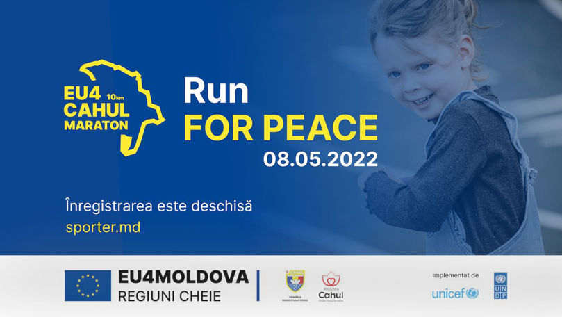 Run for Peace: O cursă gratuită va avea loc duminică la Cahul