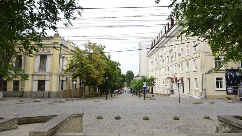 Pavajul din granit din strada pietonală Eugen Doga va fi reabilitat