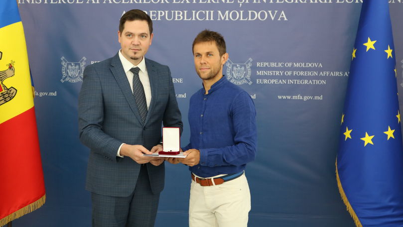 Tenismanul Radu Albot, decorat cu medalia Meritul Diplomatic