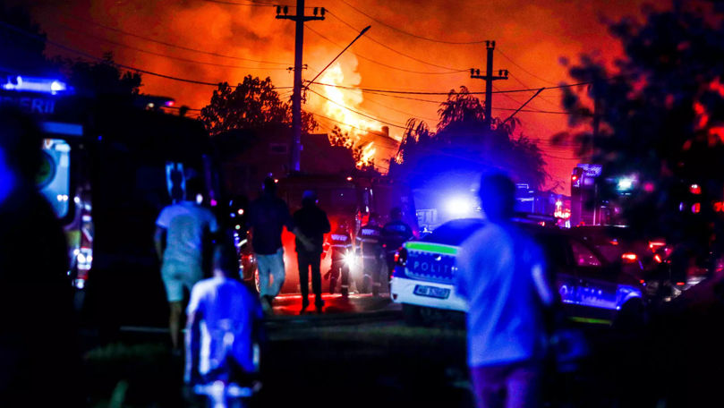 România: Explozia catastrofală din Crevedia s-a văzut din București