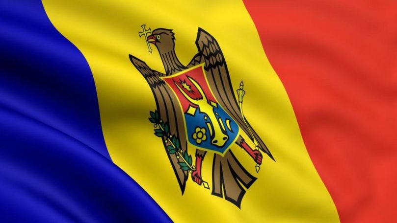 Drapelul R. Moldova arborat în Italia, alături de alte steaguri