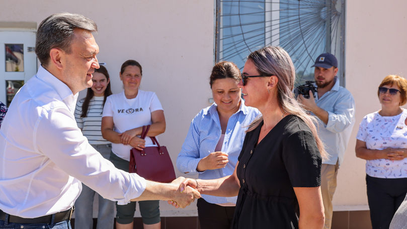 Dorin Recean a vizitat mai multe proiecte de modernizare la Cârnățeni