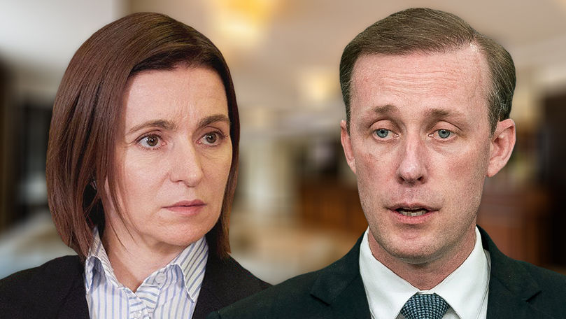 Майя Санду обсудила вопросы безопасности в регионе с Джейком Салливаном. Коллаж: Point.md