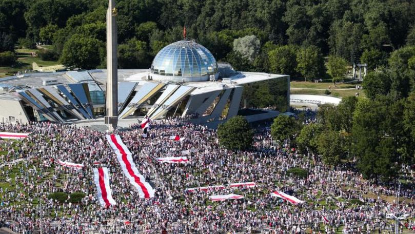 Demonstrație anti-Lukașenko: Sute de manifestanți, arestați