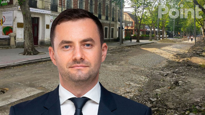 Илья Чебан - о брусчатке: Если бы нам не мешали, этот участок давно был бы завершён.