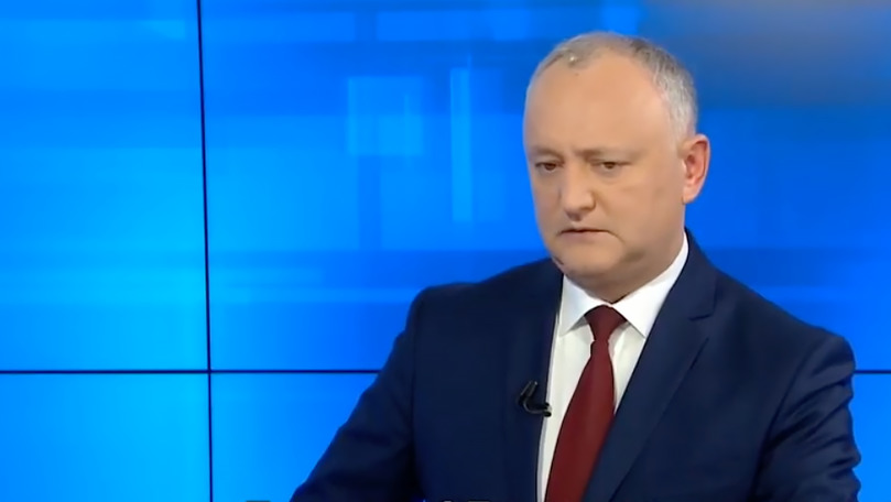 Председатель ПСРМ Игорь Додон. 