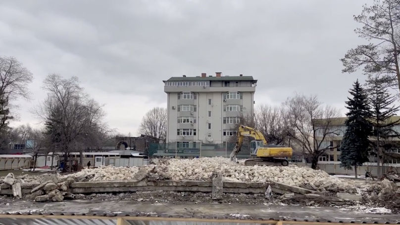 Fostul cinematograf Gaudeamus, demolat în totalitate