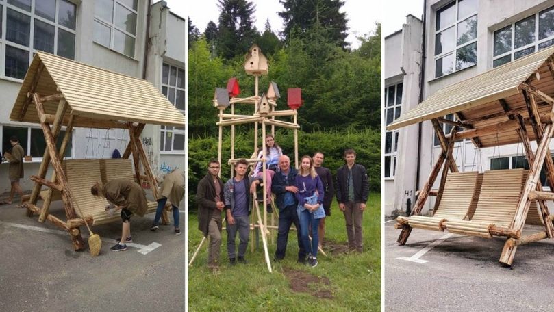 12 studenți învață execuția obiectelor la o tabără de vară din România