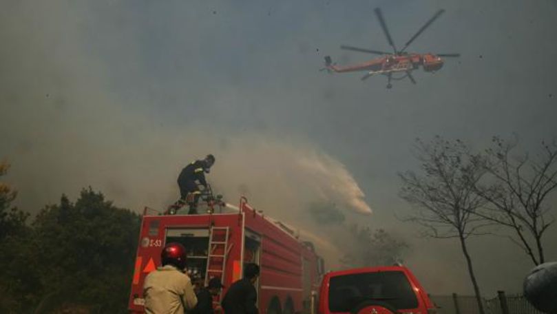 Drama unui pompier grec: I-a murit copilul de 6 luni în incendii