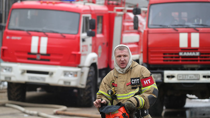 Incendiu devastator într-un spital COVID-19 din Moscova: Sunt victime
