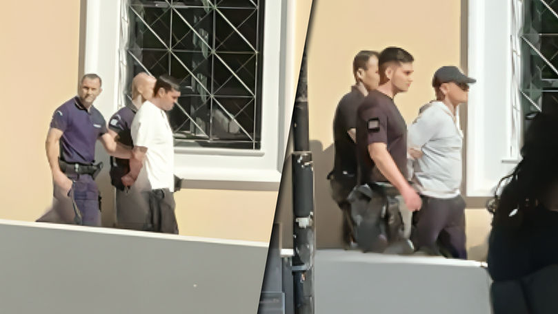 Capul plecat și sub pază: Noi imagini din Grecia cu Plahotniuc și Țuțu