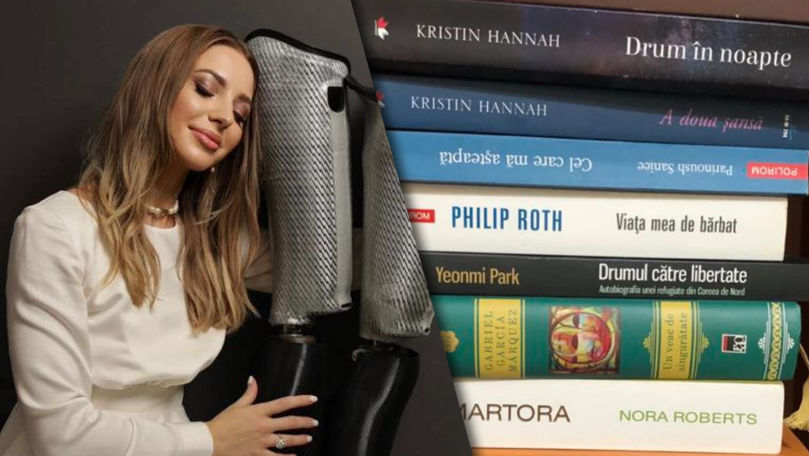 Marcela Paladi își vinde cărțile pentru a ajuta un băiat fără un picior
