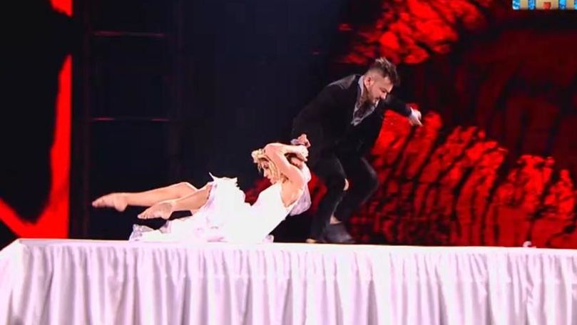 O moldoveancă a făcut furori cu un dans la un show din Rusia