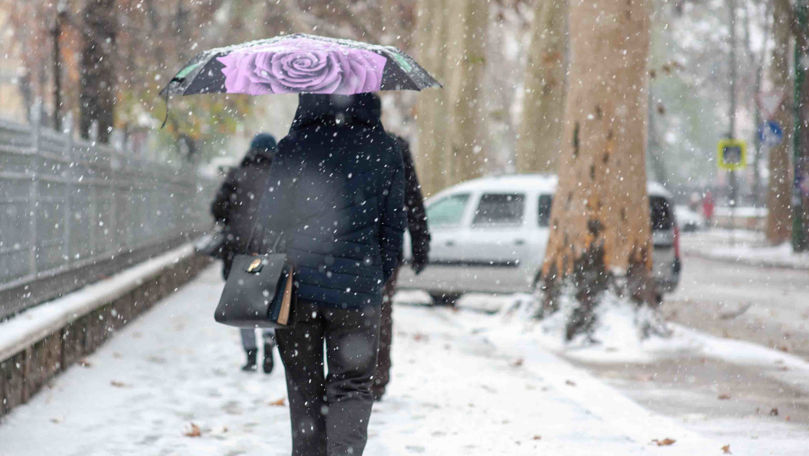 Meteorologii anunță că fulgii de nea revin în Moldova