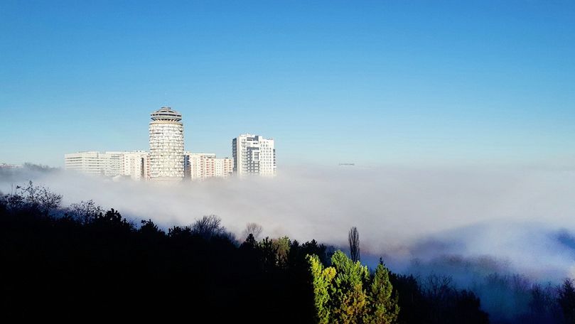 Fotografii spectaculoase, făcute în ajun de Crăciun la Chișinău