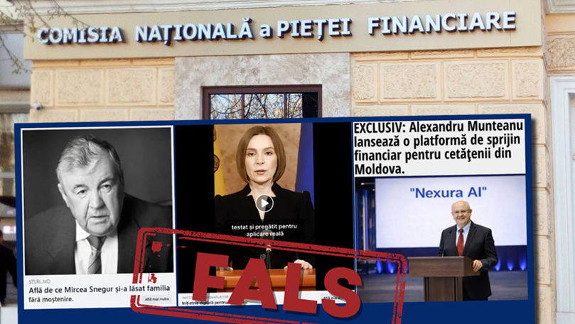 Образы Санду, Снегура и Мунтяну используют в фейковой рекламе «инвестплатформ».