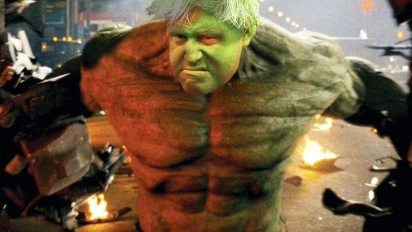 Boris Johnson s-a comparat cu Hulk din universul Marvel