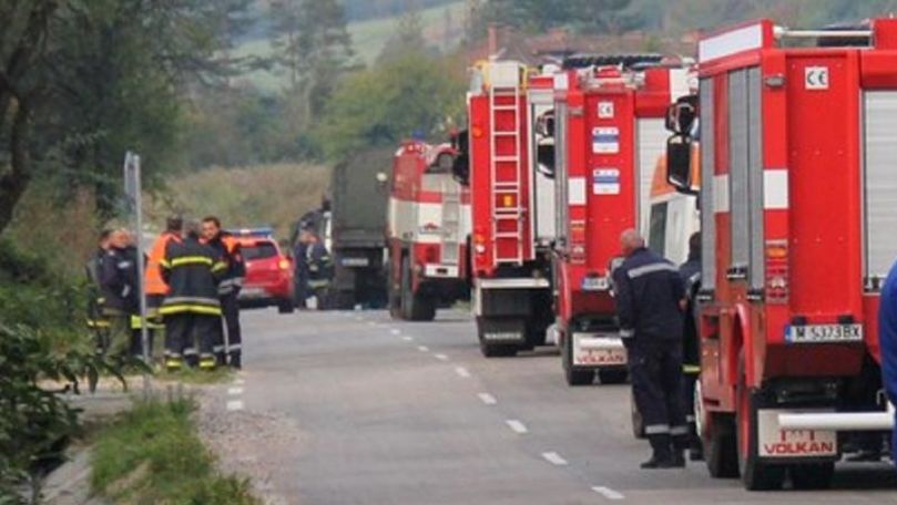 Un autocar cu copii din R. Moldova a luat foc din mers în Bulgaria