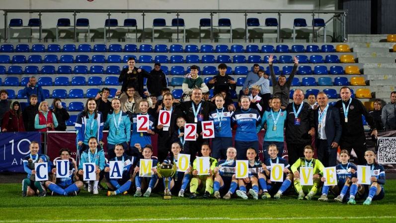 Fotbal feminin: Agarista CSF Anenii Noi a câștigat Cupa Moldovei