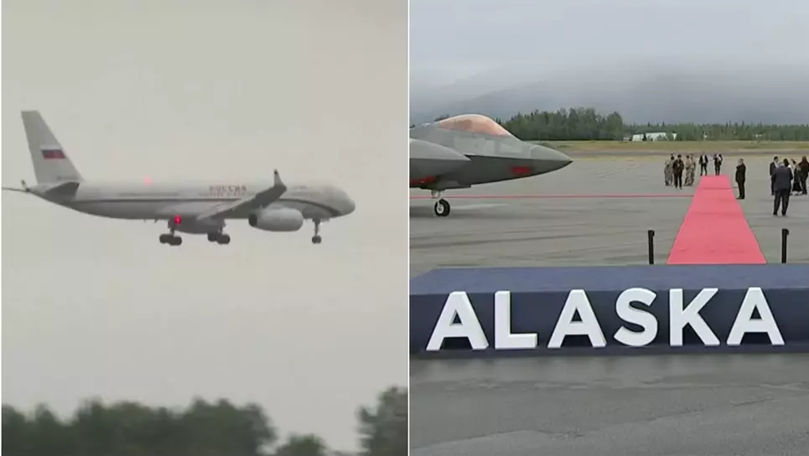 Primele imagini cu Vladimir Putin după ce a ajuns în Alaska