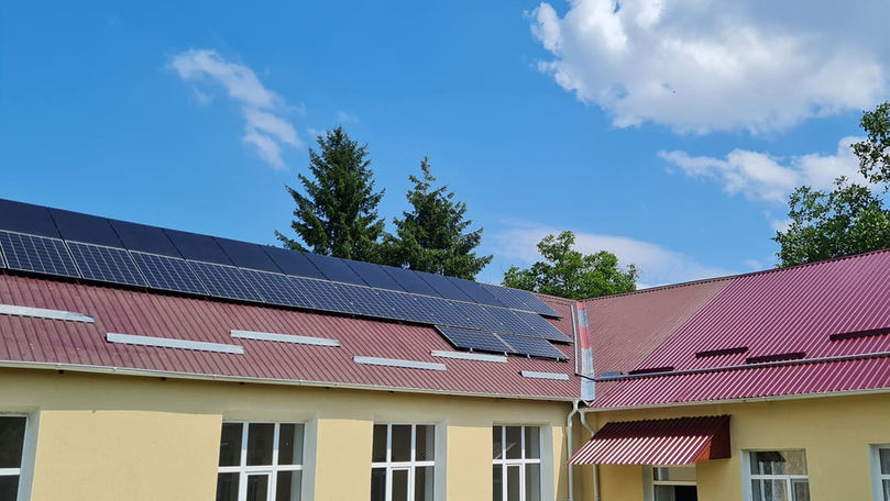 Gimnaziul-grădiniță din satul Telița, dotat cu sistem fotovoltaic