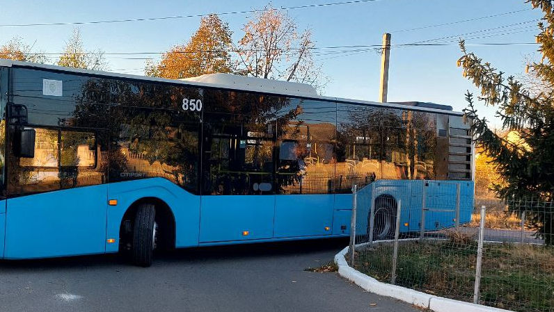 Gest șocant: Un câine, călcat intenționat de șoferul unui autobuz