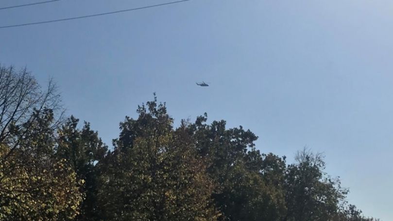 Erdogan şi Dodon zboară la Comrat cu elicoptere diferite